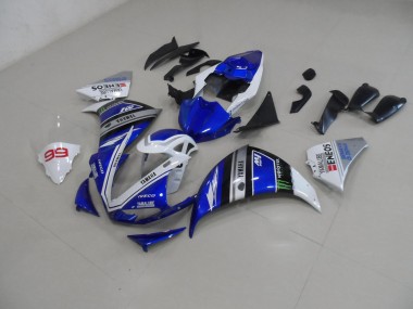 Bleu Blanc Carrosserie Yamaha R1 2009-2011