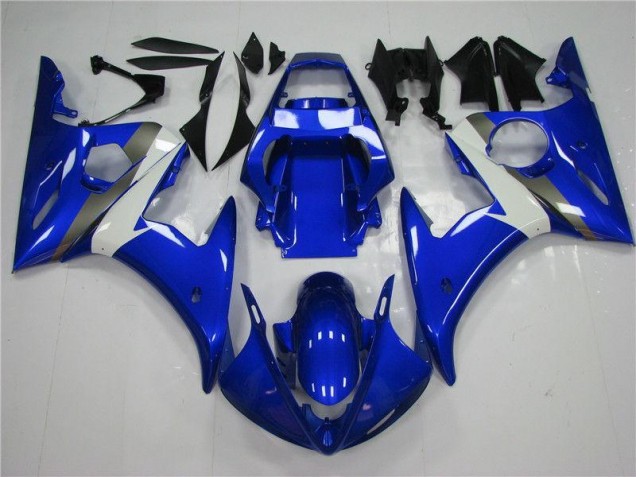 Bleu Blanc Carrosserie Yamaha R6 2003-2005 Bleu Blanc Carrosserie Yamaha R6 2003-2005