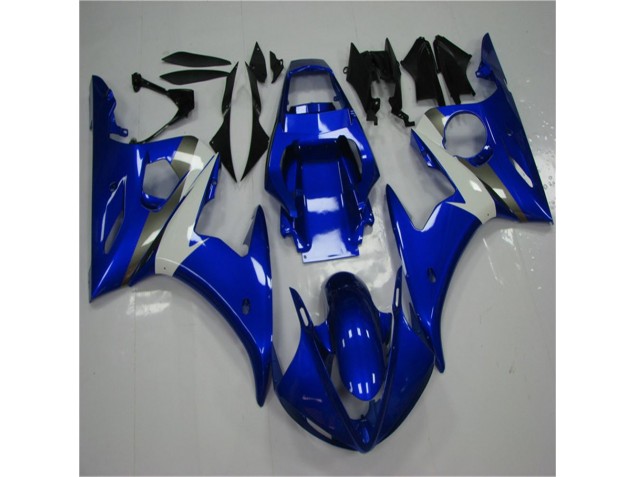 Bleu Blanc Carrosserie Yamaha R6 2003-2005 Bleu Blanc Carrosserie Yamaha R6 2003-2005