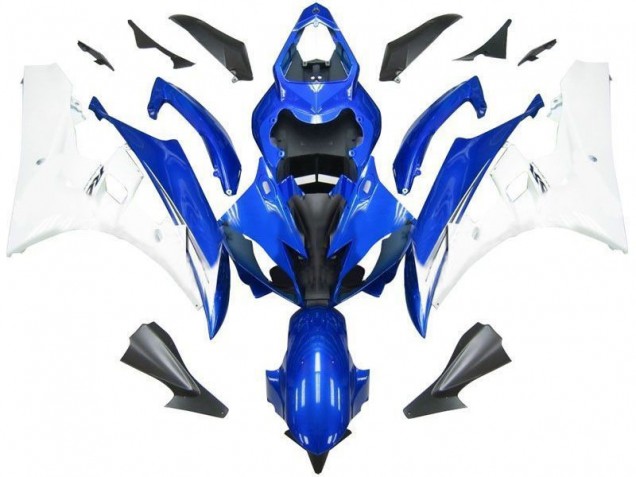 Bleu Blanc Carrosserie Yamaha R6 2006-2007 Bleu Blanc Carrosserie Yamaha R6 2006-2007