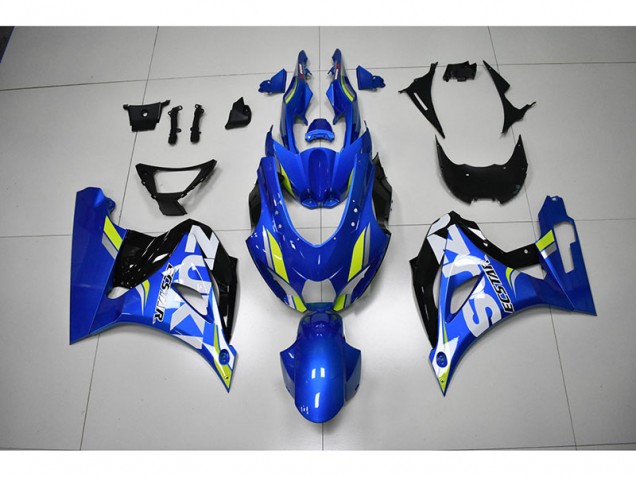 Bleu Blanc Décalque Carénage Suzuki GSXR 1000 2017-2023 Bleu Blanc Décalque Carénage Suzuki GSXR 1000 2017-2023