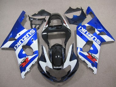 Bleu Blanc Décalque Carénage Suzuki GSXR 1000 K1 2000-2002