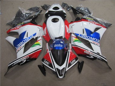 Bleu Blanc EUROBET Lee Carénage Honda CBR 600 RR 2009-2012