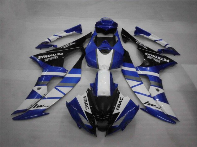 Bleu Blanc FAAC Carénage Yamaha R6 2008-2016 Bleu Blanc FAAC Carénage Yamaha R6 2008-2016
