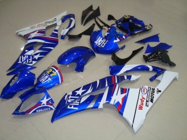 Bleu Blanc Fiat 27 Rouge Wudy Carénage Yamaha R6 2008-2016