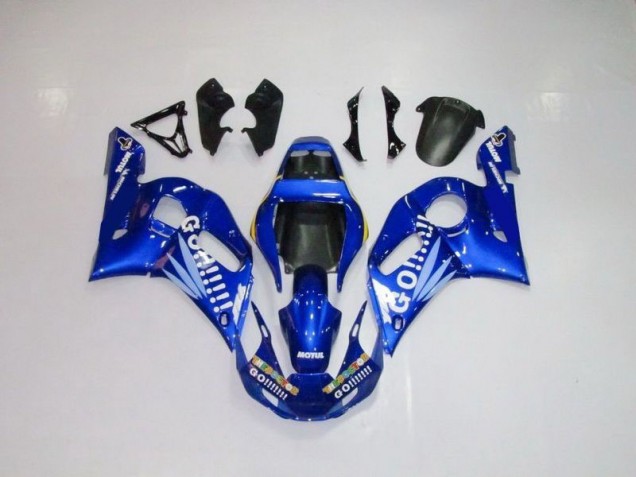 Bleu Blanc Go Motul Carénage Yamaha R6 1998-2002 Bleu Blanc Go Motul Carénage Yamaha R6 1998-2002