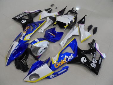 Bleu Blanc GoldBet Carénages BMW S1000RR 2009-2014