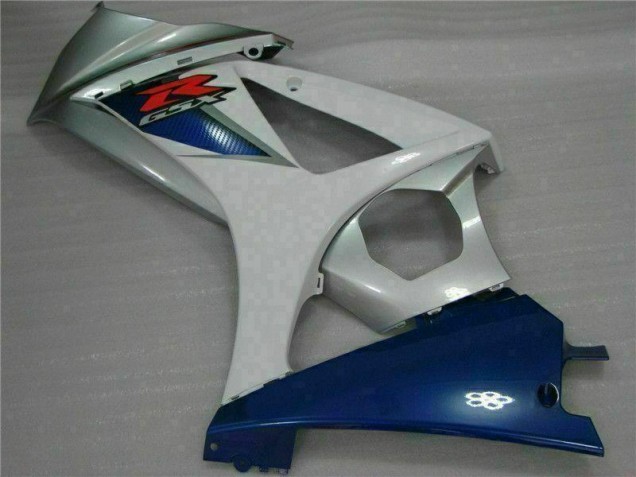 Bleu Blanc Kit Carénages Complet Suzuki GSXR 1000 K7 2007-2008 Bleu Blanc Kit Carénages Complet Suzuki GSXR 1000 K7 2007-2008