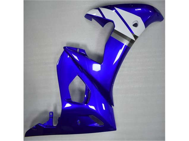 Bleu Blanc Kit Carénages Complet Yamaha R6 2003-2005 Bleu Blanc Kit Carénages Complet Yamaha R6 2003-2005