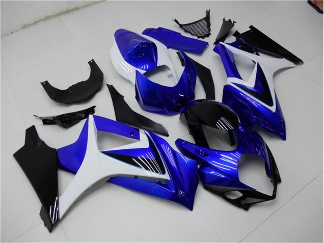 Bleu Blanc Noir Carénage Suzuki GSXR 1000 K7 2007-2008 Bleu Blanc Noir Carénage Suzuki GSXR 1000 K7 2007-2008