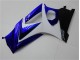 Bleu Blanc Noir Carénage Suzuki GSXR 1000 K7 2007-2008 Bleu Blanc Noir Carénage Suzuki GSXR 1000 K7 2007-2008