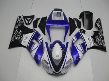Bleu Blanc Noir Carénage Yamaha R1 1998-1999