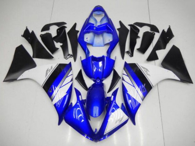 Bleu Blanc Noir Carénage Yamaha R1 2009-2011 Bleu Blanc Noir Carénage Yamaha R1 2009-2011