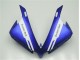 Bleu Blanc Noir Carénage Yamaha R1 2012-2014 Bleu Blanc Noir Carénage Yamaha R1 2012-2014