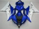 Bleu Blanc Noir Carénage Yamaha R6 2008-2016 Bleu Blanc Noir Carénage Yamaha R6 2008-2016