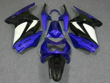 Bleu Blanc Noir Ninja Carénage Kawasaki EX250 2008-2012