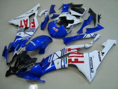 Bleu Blanc Rouge Fiat Carénage Yamaha R6 2008-2016