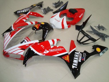 Bleu Blanc Rouge Noir Carénage Yamaha R1 2004-2006