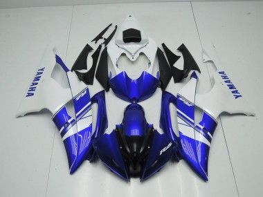 Bleu Blanc Style OEM Carénage Yamaha R6 2008-2016