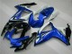 Bleu Carénage ABS Suzuki GSXR 600 / 750 K6 2006-2007 Bleu Carénage ABS Suzuki GSXR 600 / 750 K6 2006-2007