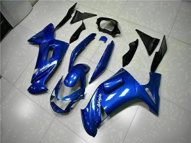 Bleu Carénage Kawasaki EX650 2006-2008 Bleu Carénage Kawasaki EX650 2006-2008