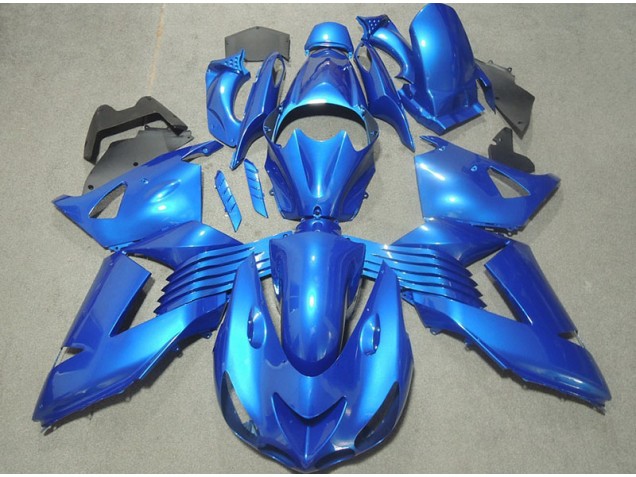 Bleu Carénage Kawasaki ZX14R ZZR 1400 2006-2011 Bleu Carénage Kawasaki ZX14R ZZR 1400 2006-2011