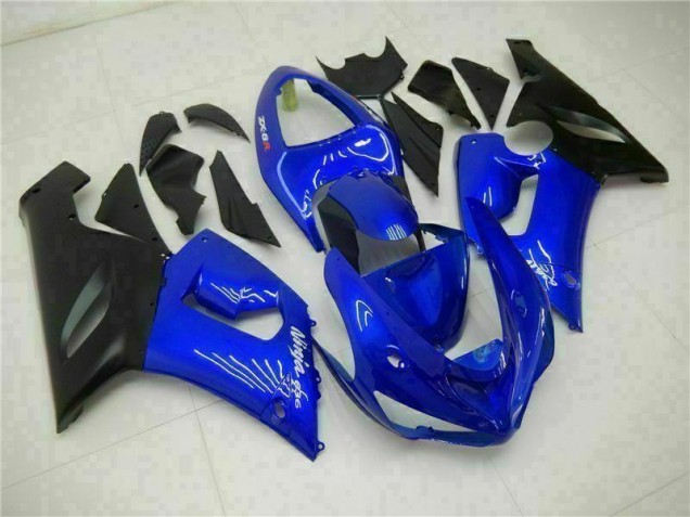 Bleu Carénage Kawasaki ZX6R 2005-2006 Bleu Carénage Kawasaki ZX6R 2005-2006