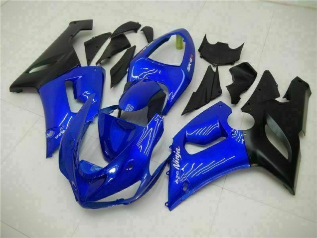 Bleu Carénage Kawasaki ZX6R 2005-2006 Bleu Carénage Kawasaki ZX6R 2005-2006