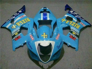 Bleu Carénage Suzuki GSXR 1000 K3 2003-2004