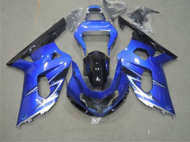 Bleu Carénage Suzuki GSXR 600 K1 K2 K3 2001-2003