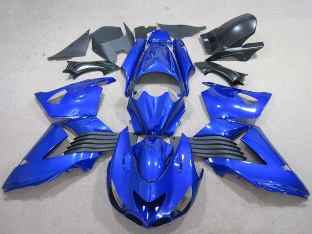 Bleu Carénages Kawasaki ZX14R ZZR 1400 2006-2011 Bleu Carénages Kawasaki ZX14R ZZR 1400 2006-2011