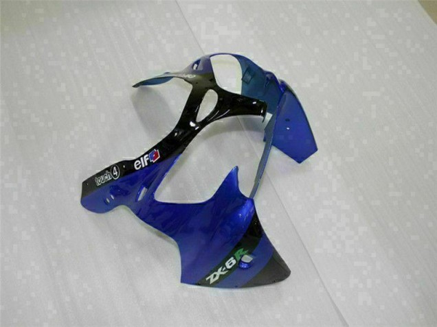 Bleu Carénages Kawasaki ZX6R 2000-2002 Bleu Carénages Kawasaki ZX6R 2000-2002