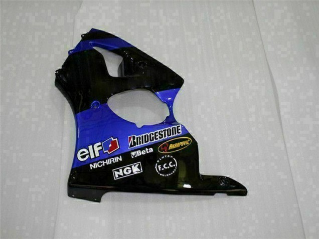 Bleu Carénages Kawasaki ZX6R 2000-2002 Bleu Carénages Kawasaki ZX6R 2000-2002