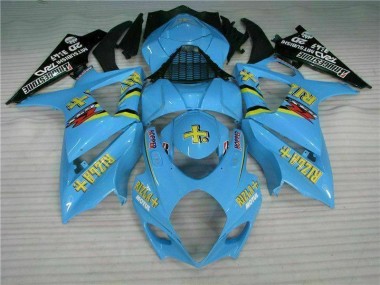 Bleu Carénages Suzuki GSXR 1000 K7 2007-2008