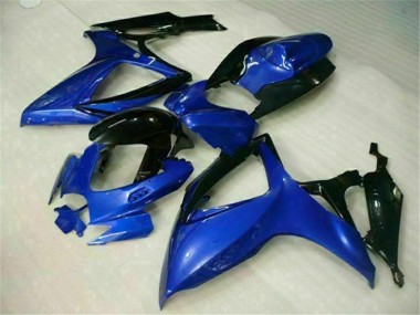 Bleu Carénages de Rechange Suzuki GSXR 600 / 750 K6 2006-2007
