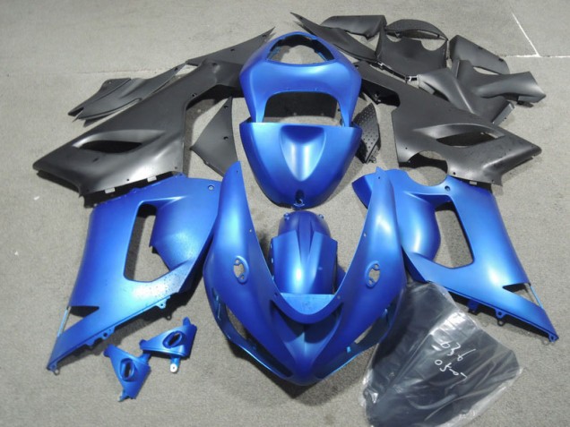 Bleu Carrosserie Kawasaki ZX6R 2005-2006 Bleu Carrosserie Kawasaki ZX6R 2005-2006