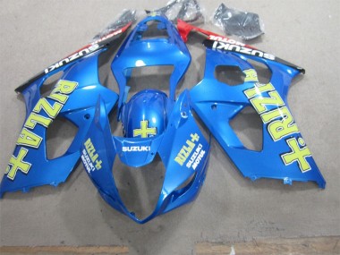 Bleu Jaune Rizla Carénage Suzuki GSXR 1000 K3 2003-2004