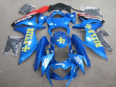 Bleu Jaune Rizla Carénage Suzuki GSXR 600 K11 2011-2024