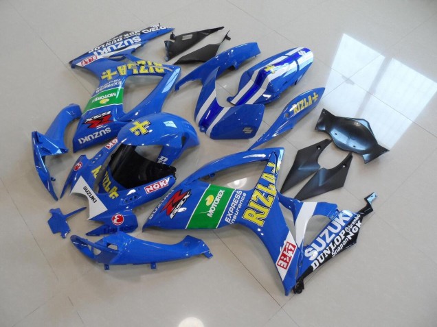 Bleu Jaune Rizla Carénage Suzuki GSXR 750 K6 2006-2007 Bleu Jaune Rizla Carénage Suzuki GSXR 750 K6 2006-2007