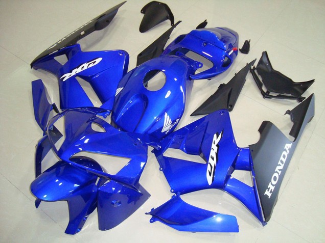 Bleu Kit Carénages Complet Honda CBR 600 RR 2005-2006 Bleu Kit Carénages Complet Honda CBR 600 RR 2005-2006