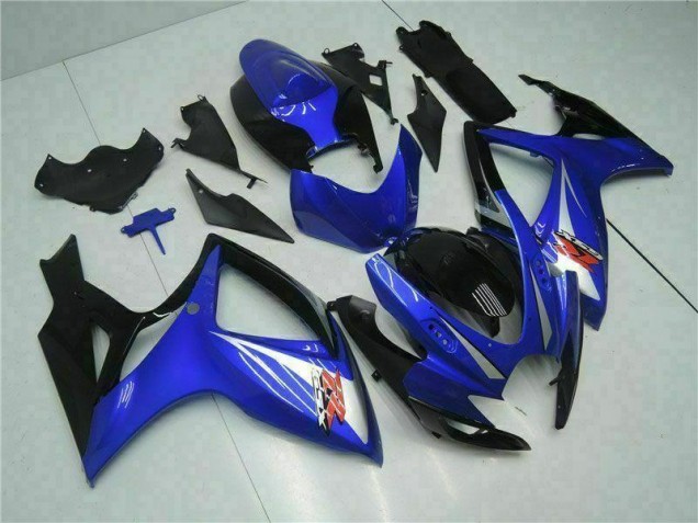 Bleu Kit Carénages & Plastique Suzuki GSXR 600 / 750 K6 2006-2007 Bleu Kit Carénages & Plastique Suzuki GSXR 600 / 750 K6 2006-2007