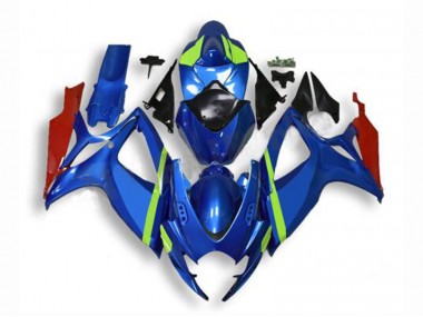Bleu Kit Carénages Suzuki GSXR 600 / 750 K6 2006-2007
