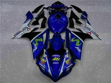 Bleu Kit Carénages Yamaha R1 2007-2008