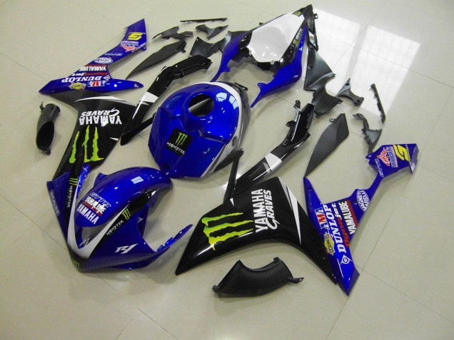 Bleu Monster Carénage Yamaha R1 2007-2008 Bleu Monster Carénage Yamaha R1 2007-2008