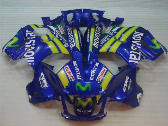 Bleu Movistar Castrol Carénage Honda CBR 600 F3 1995-1998 Bleu Movistar Castrol Carénage Honda CBR 600 F3 1995-1998