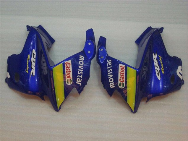 Bleu Movistar Castrol Carénage Honda CBR 600 F3 1995-1998 Bleu Movistar Castrol Carénage Honda CBR 600 F3 1995-1998