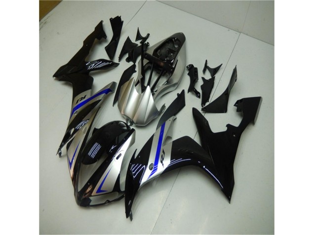 Bleu Noir Argent Carénage Yamaha R1 2004-2006 Bleu Noir Argent Carénage Yamaha R1 2004-2006