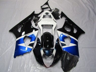 Bleu Noir Blanc Carénage Suzuki GSXR 1000 K3 2003-2004