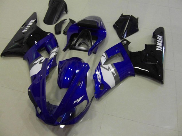 Bleu Noir Blanc Carénage Yamaha R1 2000-2001 Bleu Noir Blanc Carénage Yamaha R1 2000-2001