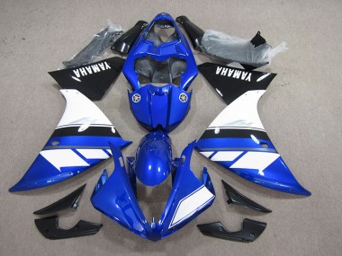Bleu Noir Blanc Carénage Yamaha R1 2012-2014
